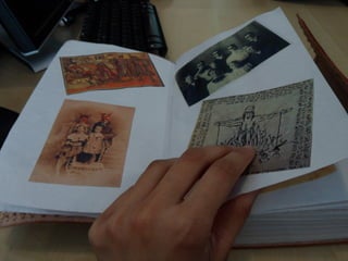 The book prop ’and the pages inside