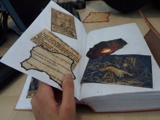 The book prop ’and the pages inside
