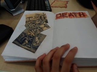 The book prop ’and the pages inside