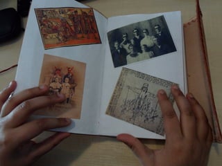 The book prop ’and the pages inside