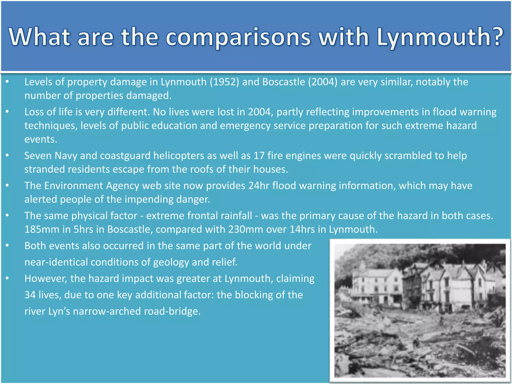 The Boscastle Flood August 2004 Case Study Pptx