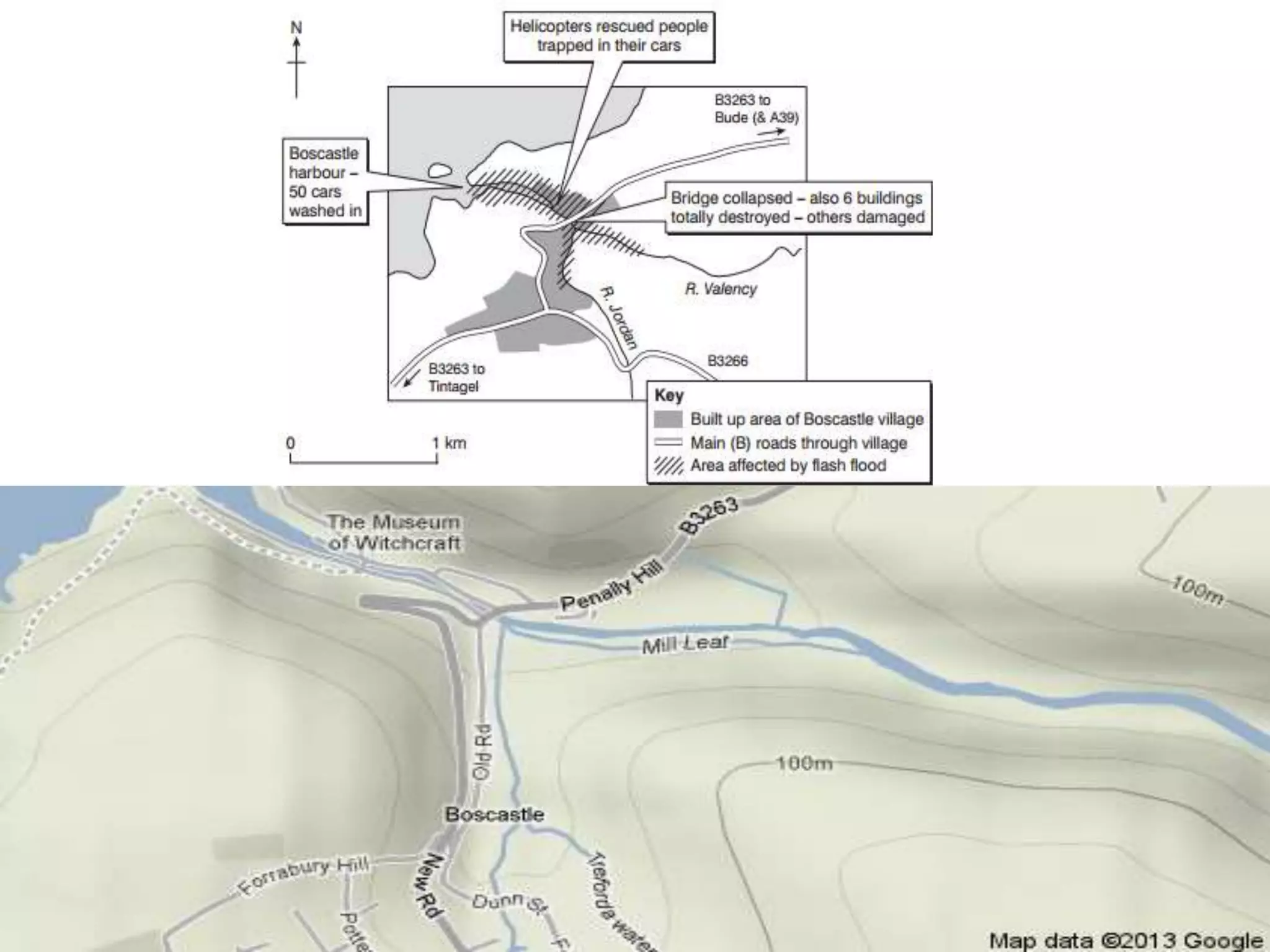 The Boscastle Flood August 2004 Case Study Pptx