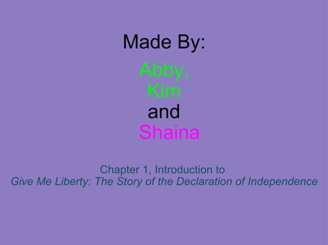 Give Me Liberty Chapter 1 Review Questions Answers