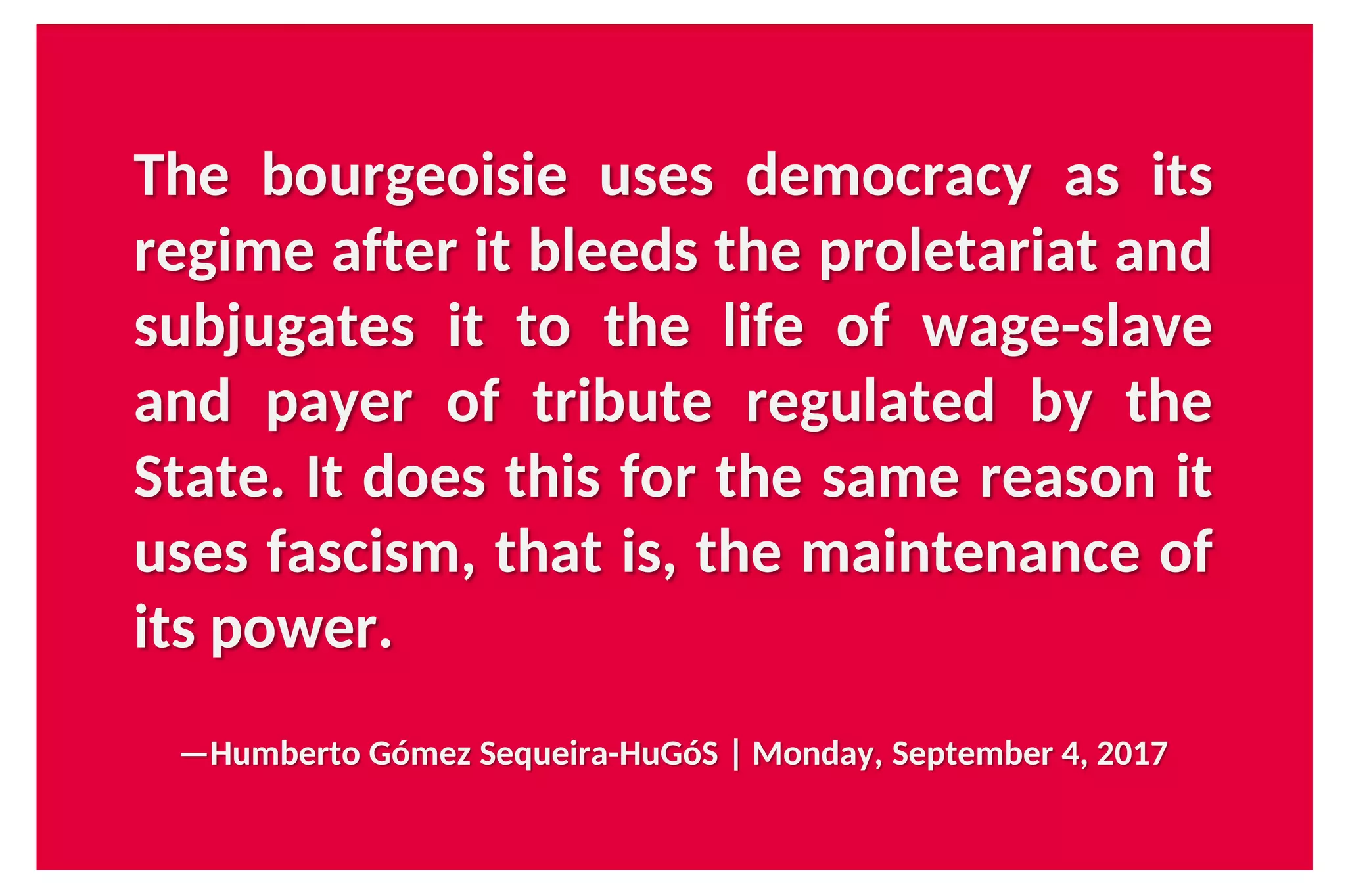 The Bourgeoisie and Democracy | PDF