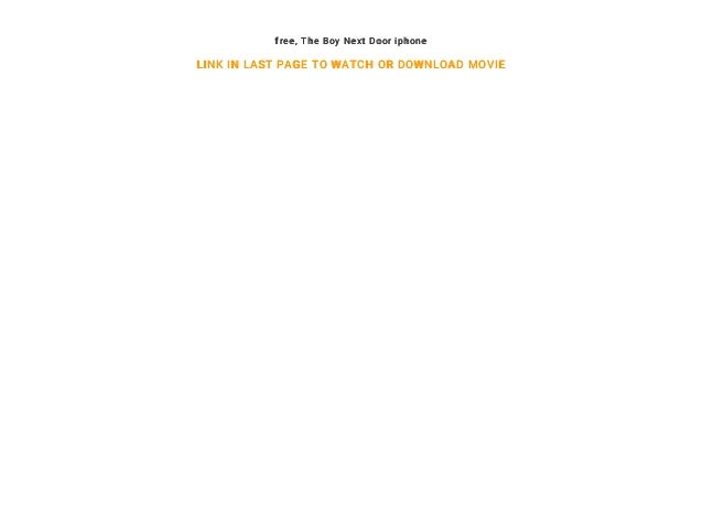 The Boy Next Door Stream Movies Online Free Iphone