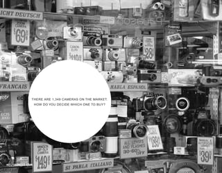 THERE ARE 1,349 CAMERAS ON THE MARKET.
                 HOW DO YOU DECIDE WHICH ONE TO BUY?




NEUTRONLLC.COM
 