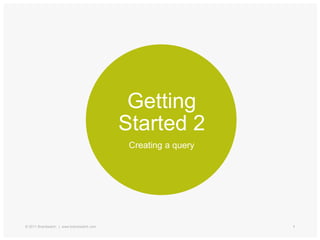 Getting
                                         Started 2
                                          Creating a query




© 2011 Brandwatch | www.brandwatch.com                       1
 