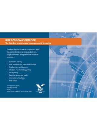 2121COVER STORY
September 2011 Ÿ The Brazilian Economy
21COVER STORY
September 2011 Ÿ The Brazilian Economy
Throughout the world, says economist
and researcher Lidia Goldenstein
at Alberto Luiz Coimbra Institute
for Graduate Studies and Research
in Engineering (COPPE-RJ), there
has emerged a consensus on the
importance of economic sectors that
intensively use new technologies and
new ideas — creativity. “These sectors
are now regarded as generators of
competitiveness, innovation, and value,”
she says. Beyond traditional cultural and
mass media activities, such as movies
and publishing, the new approach is
stimulating business models based not
only on generating intellectual property
but also on adding innovative features to
traditional products, such as distinctive
design that adds value.
“The creative economy … has
an important role in contemporary
lifestyles,” says Edna dos Santos
Duisenberg, a Brazilian who since
2004 has led the Creative Economy
and Industries Program of the United
Nations Conference on Trade and
Development (UNCTAD). UNCTAD
says the expanding global market
for creative goods and services is less
vulnerable to crises. In 2008, for
example, when international trade
fell by 12%, transactions in creative
economic goods, which amounted to
US$592 billion, averaged 14% growth
between 2000 and 2008. The creative
economy is also socially inclusive and
a strong job generator. Duisenberg
notes, for instance, that “Today, we are
evaluating how to rethink many sectors
in Portugal, Greece, and Spain, which
were hit hard by rising unemployment
and the decline in the construction
sector and tourism.”
Brazil is lagging behind this
movement, which goes far beyond
Europe, Duesenberg says: “China, for
example, has made a huge effort to
move from ‘made in China’ to ‘created
in China’. Today the country exports
US$84 billion in creative economy
goods. Brazil is not even close to that.”
She notes that although the creative
economy has been discussed in Brazil
since 2004, it was not until February
2011 that the government created an
agency and appointed as Secretary of the
Creative Economy Claudia Leitão, who
had been professor of public policy and
society at the State University of Ceará.
Where to start
To become a creative economy Brazil
needs data to support international
comparisons, formal public policies,
and an understanding of an appropriate
direction. There is already some
dynamism. According to UNCTAD in
2008 Brazil exported US$6.3 billion in
creative services and US$1.22 billion
in creative goods — far behind the
 