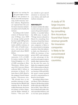 January 2011
15SPECIAL REPORT
De Souza points out
the damage from lack of a
proactive stance to the U.S.:
“We are reluctant to do
what we should have done
long ago: move closer to the
U.S., the greatest market in
the world.” For him, “The
two countries should join
forces against the daunting
common competitor that
is China.” If we want to
develop a domestic military
aircraft industry the clear
option should be to seek
technology in the U.S., “the
largest arms market in the
world . . . but the government
insists on doing business
with France, which then will
not import our aircraft,”
criticizes de Souza.
Besides not allying with
relevant markets, de Souza
says the Foreign Ministry
spends energy on areas
where there are no concrete
interests, as in the case of
human rights and nuclear
bomb construction in Iran:
“This creates an image for
Brazil [as a] country that does
not know what it wants.”
ForMottaVeiga,thispolicy
problem has arisen because
the second Lula government
introduced something new
to foreign policy: a political
dimension. “It’s not that
these are bad choices, but
the political values Brazil has
suggested with such actions
undermine its credibility as
an international actor,” Veiga
underlies.
Because Brazilian foreign
policy traditionally focused
on the economy, Brazilian
diplomats have generally
considered coups a nd
revolutions to be internal
affairs. “Lula’s government
broke with this policy line
and Brazil began to interfere
in sensitive issues such as
democracy and human rights,
but with many ambiguities.
On the one hand, this change
BRAZIL STILL LAGS
BEHIND IN MANY
COMPETITIVENESS
INDICATORS
The Global Competitiveness
Report 2007-2008,
World Economic Forum
(1 is best and 133 is worst)
Macroeconomic stability
Goods market efficiency
Labor market efficiency and flexibility
Institutions
Health and primary education
Infrastructure
Financial market sophistication
Higher education and training
Technology readiness
Innovation
Business sophistication
Market size
122
101
91
91
79
78
64
58
56
43
35
10
“The international agenda had moved on
to topics where Brazil has by definition
an important role.” Pedro Motta Veiga
 
