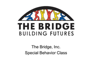 The Bridge, Inc. Special Behavior Class 