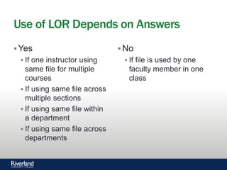 Brightspace Learning Object Repository (LOR): What Is It And How Can I ...