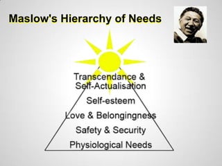 Maslow's Hierarchy of Needs
 