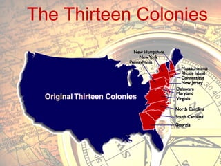 The Thirteen Colonies

 