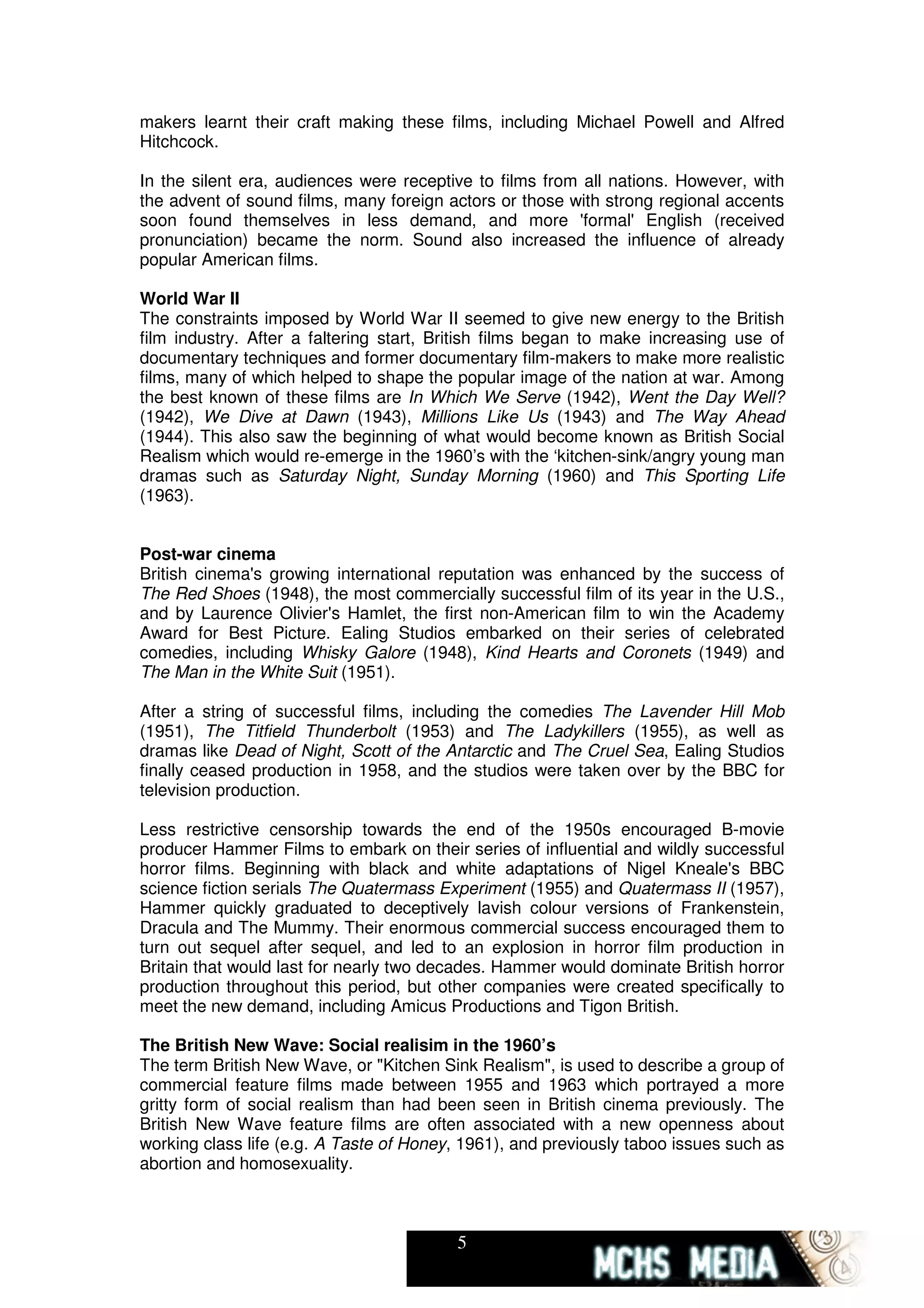 The british film industry | PDF