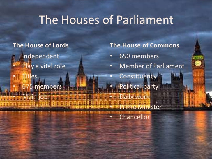 The british government presentation