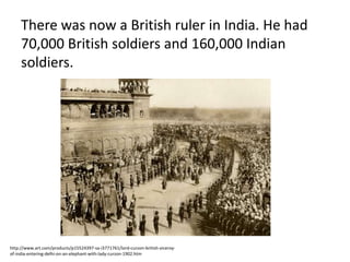 Viceroy Ruler The british in india | PPTX