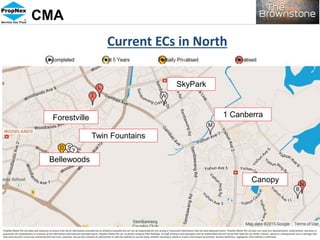 Current ECs in North
SkyPark
1 Canberra
Canopy
Forestville
Bellewoods
Twin Fountains
CMA
 
