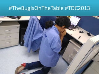 #TheBugIsOnTheTable #TDC2013

 