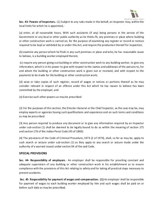 Bocw Act 1996 Pdf Free Download