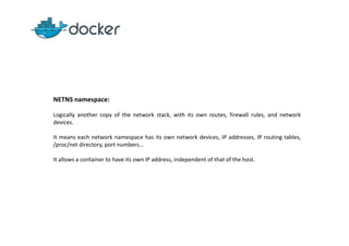 The building blocks of docker. | PDF