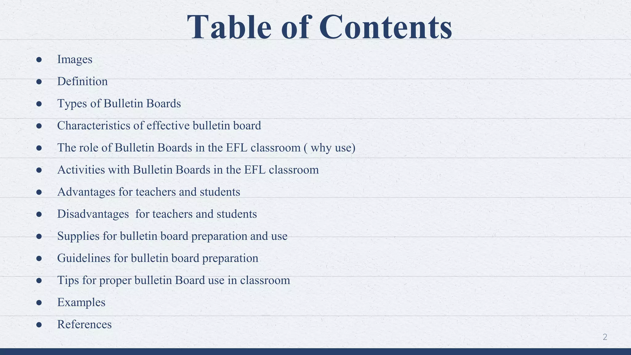 The Bulletin Board PPT the-bulletin-board-ppt