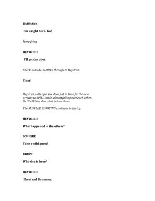 The Bunker Script | PDF