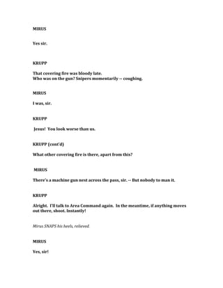 The Bunker Script | PDF