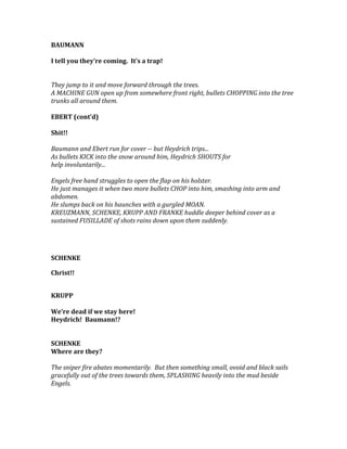 The Bunker Script | PDF