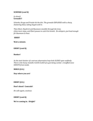 The Bunker Script | PDF