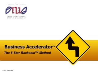 Business AcceleratorTM The 5-Star BackcastTM Method © 2010, Wayne Eells 