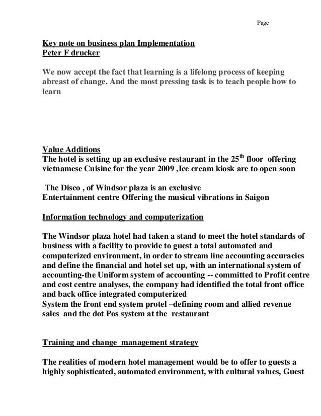 business plan document