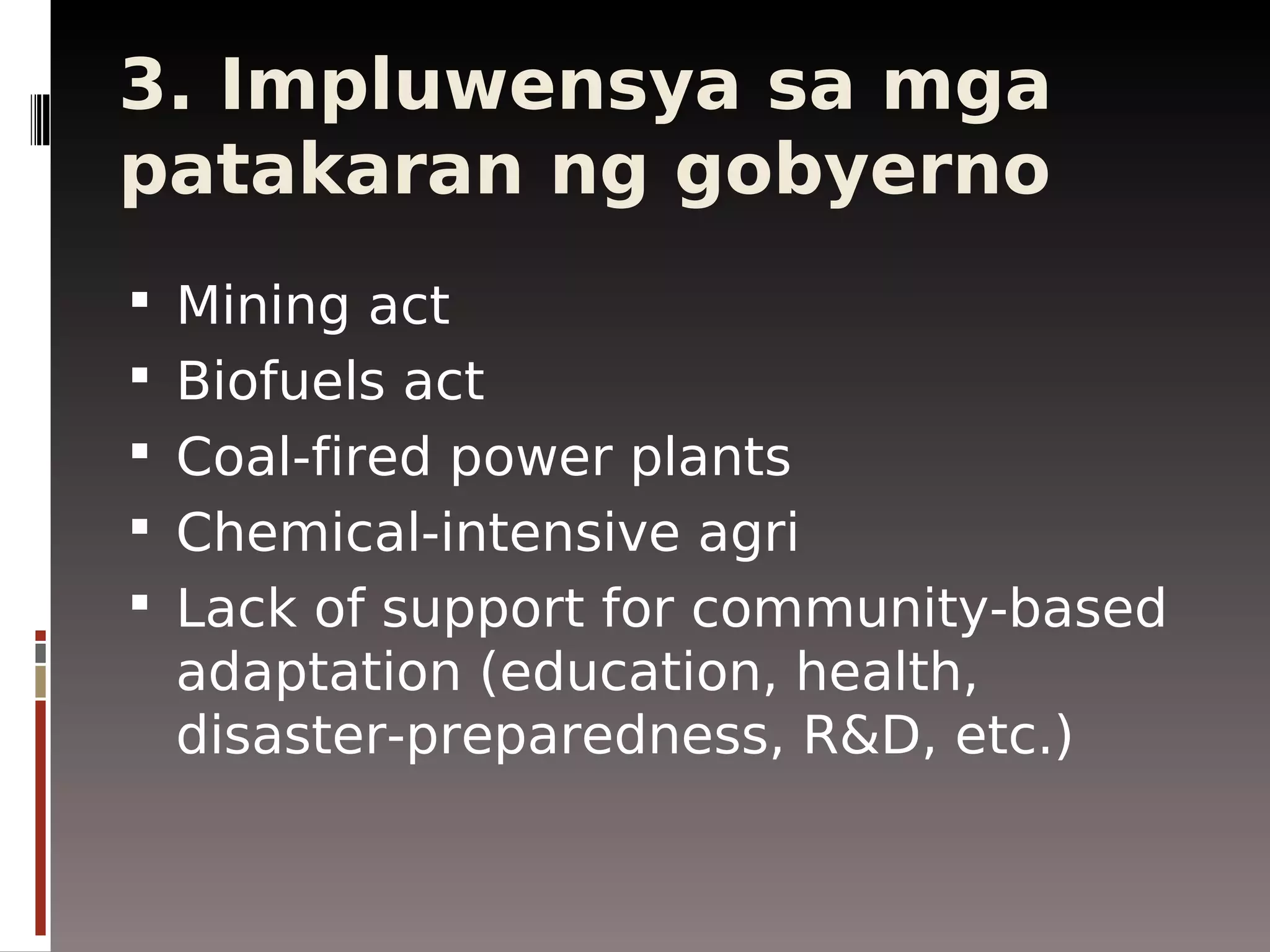 The Business Behind Climate Change Paul Quintos