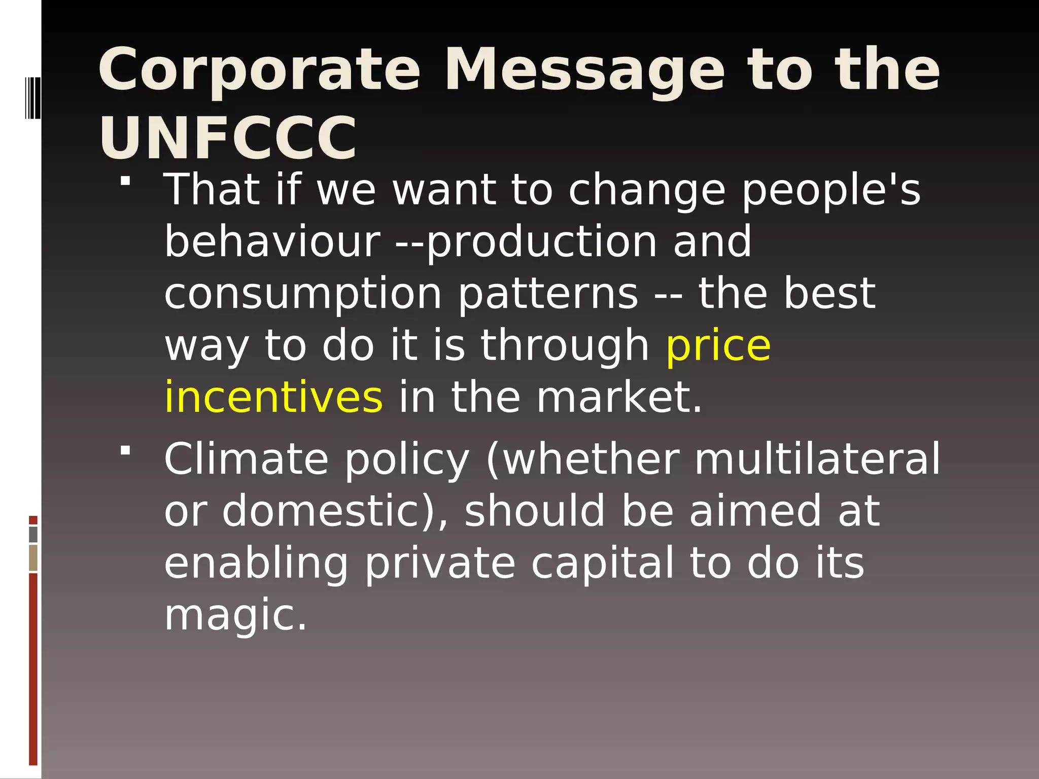 The Business Behind Climate Change Paul Quintos