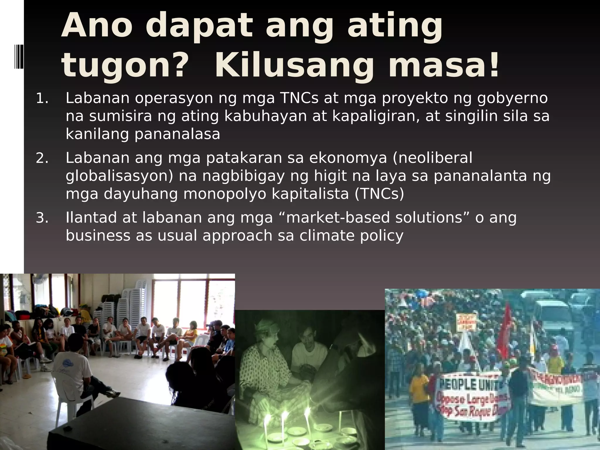 The Business Behind Climate Change Paul Quintos