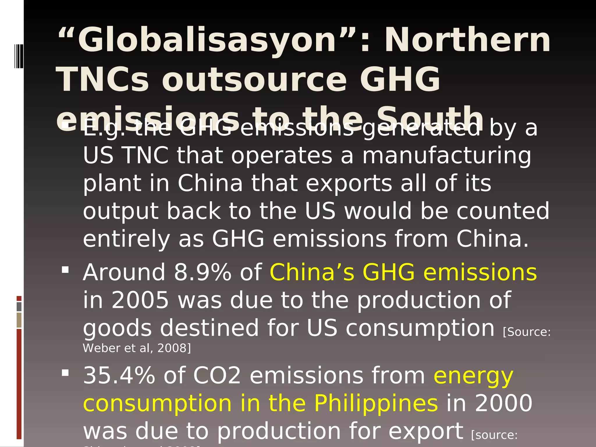 The Business Behind Climate Change Paul Quintos
