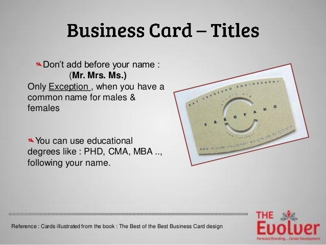 Can You Use The Mba Title Before Graduating the business card principles part 1 design dos don ts Can You Use The Mba Title Before Graduating the business card principles part 1 design dos don ts