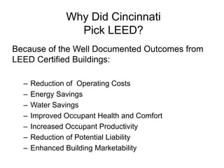 The business case for leed certification | PPTX