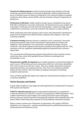 The Business Case for SAP – Enterprise Integration for Measurable ...