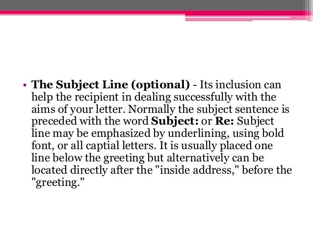subject line in business letter insaat mcpgroup co business letter re