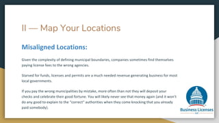 II — Map Your Locations