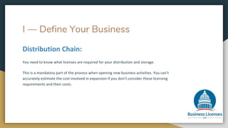 I — Define Your Business