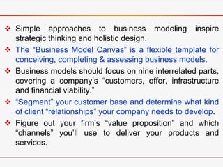The Business Model Generation