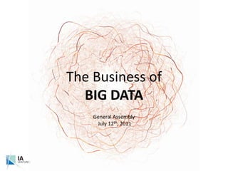 The Business of  BIG DATA<br />General Assembly<br /> July 12th, 2011<br />