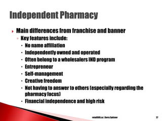 The business of pharmacy january 2013 long version