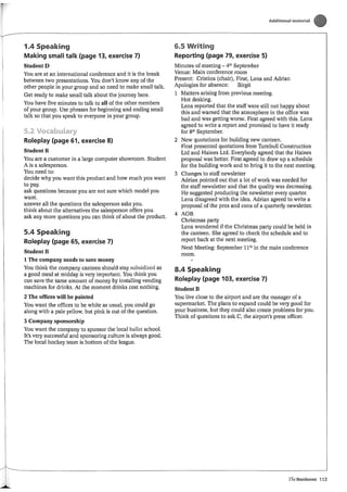 The business pre intermediate student book