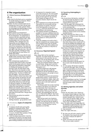 The business pre intermediate student book