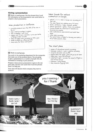 The business pre intermediate student book