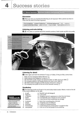 The business pre intermediate student book