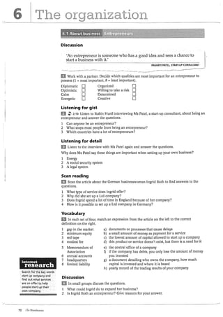 The business pre intermediate student book