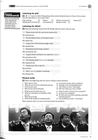 The business pre intermediate student book